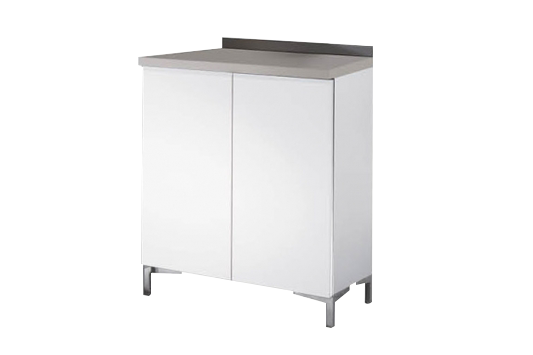 MOBILE ATTREZZATO mod. WALL VISION BASE 80