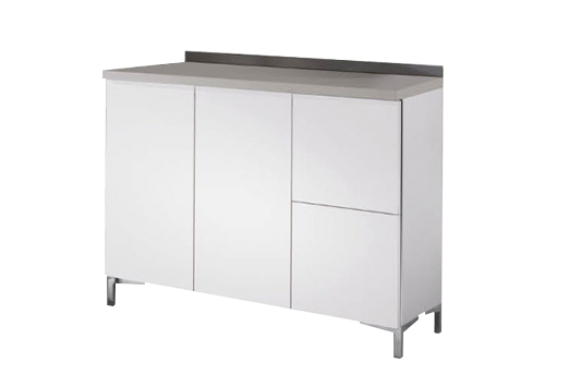 MOBILE ATTREZZATO mod. WALL VISION BASE 120
