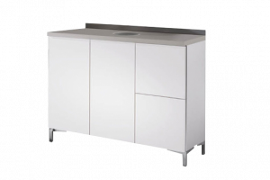 MOBILE ATTREZZATO mod. WALL VISION BASE